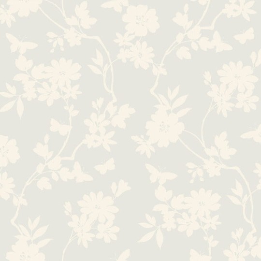 York DT5024 Candice Olson After Eight Flutter Vine Pearl - tapeta w roślinny motyw