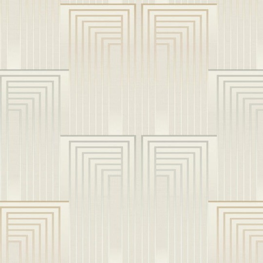 York DT5073 Candice Olson After Eight Vanishing Silver/Gold - tapeta w geometryczny wzór