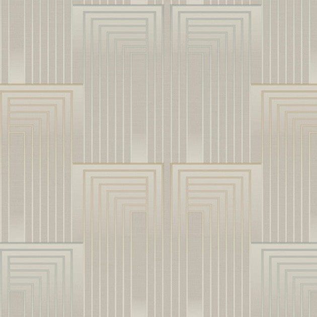 York DT5071 Candice Olson After Eight Vanishing Taupe/Pearl - tapeta w geometryczny wzór