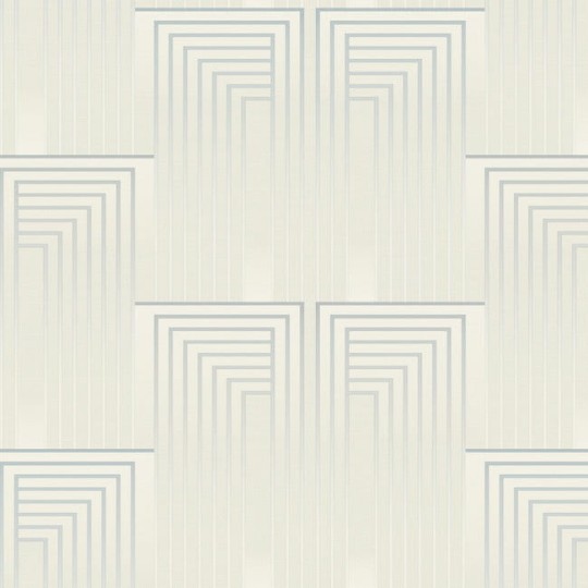 York DT5074 Candice Olson After Eight Vanishing Dusty Blue/Silver - tapeta w geometryczny wzór