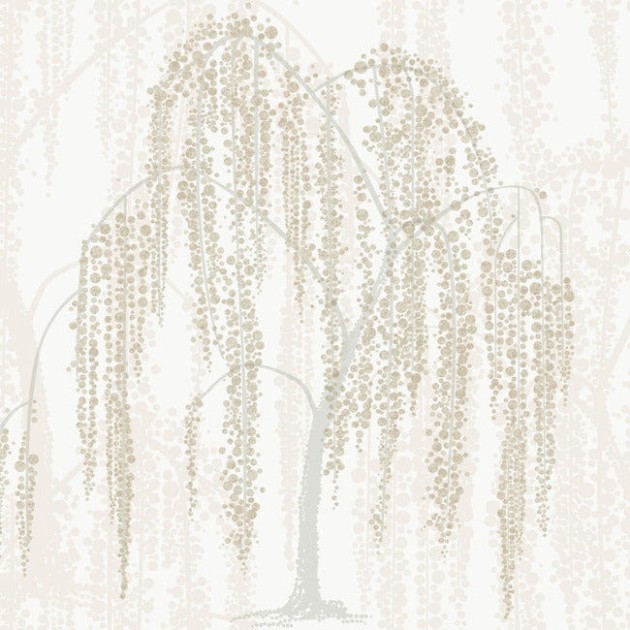 York DT5061 Candice Olson After Eight Willow Glow Cream - tapeta w płaczącą wierzbę