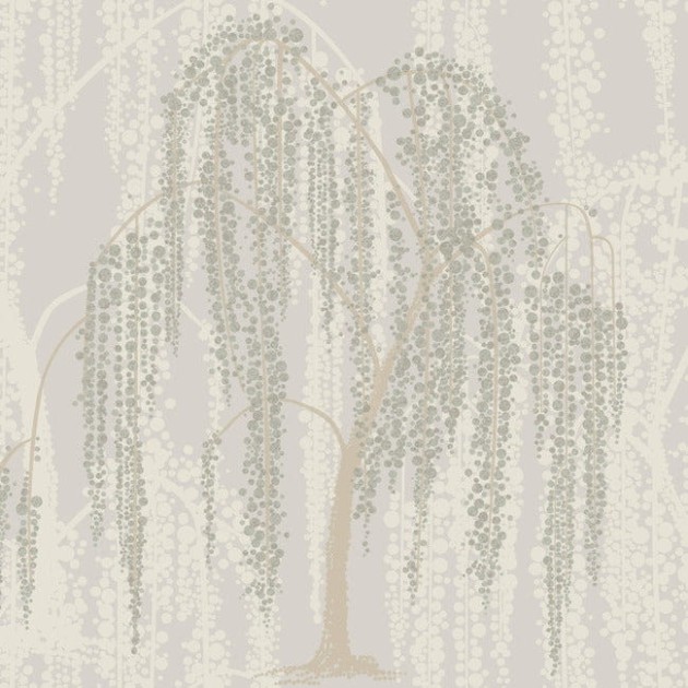 York DT5064 Candice Olson After Eight Willow Glow Light Taupe - tapeta w płaczącą wierzbę