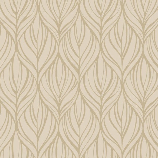 York DT5082 Candice Olson After Eight Palma Taupe/Silver - tapeta w roślinny motwy