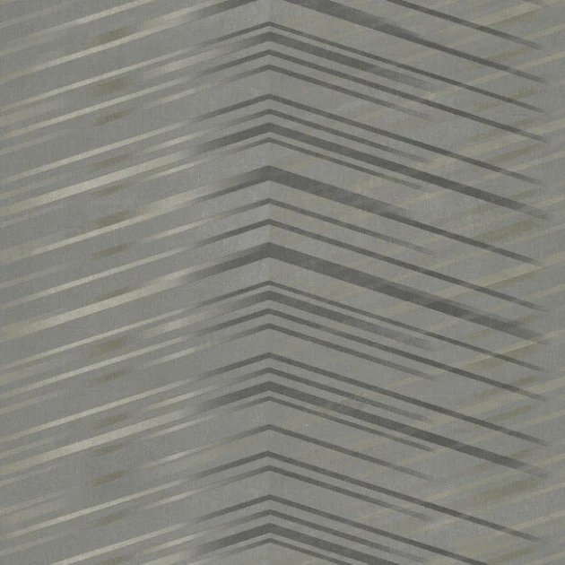 York DT5052 Candice Olson After Eight Glistening Chevron Non-Woven Charcoal - tapeta we wzór jodełki
