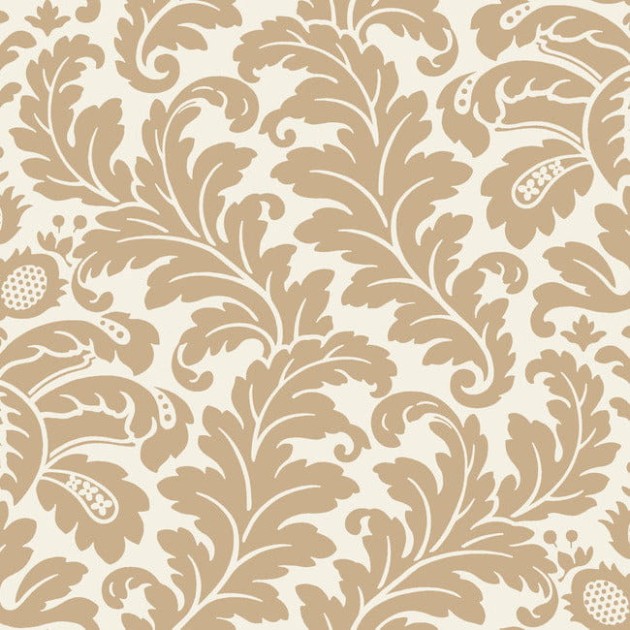 York DT5045 Candice Olson After Eight Modern Romance Gold - tapeta w roślinny motyw
