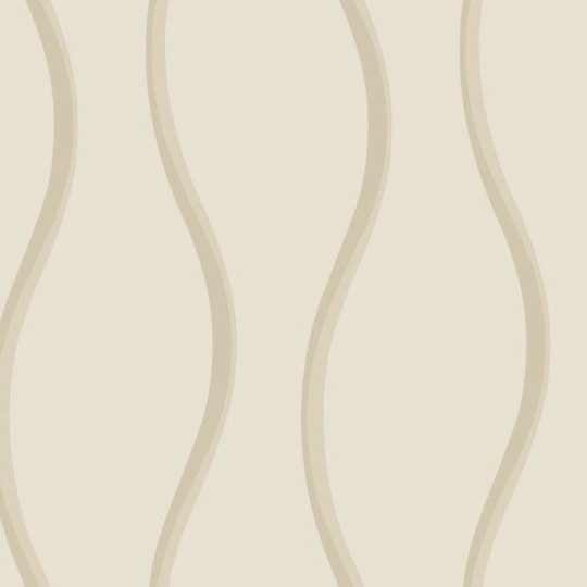 York DT5111 Candice Olson After Eight Unfurl Cream - tapeta w falujące linie