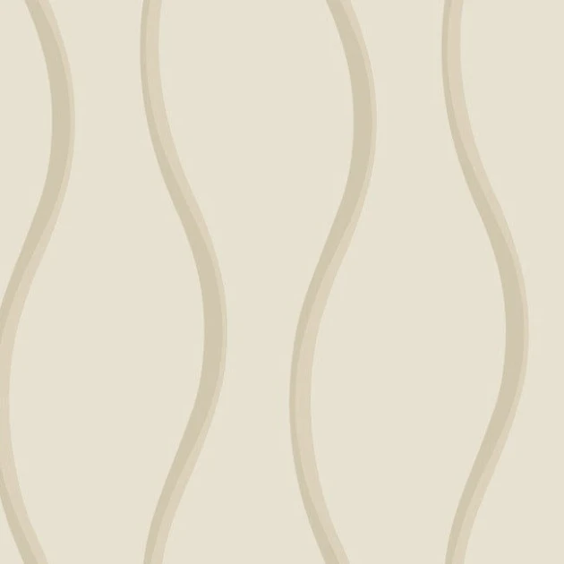 York DT5111 Candice Olson After Eight Unfurl Cream - tapeta w falujące linie