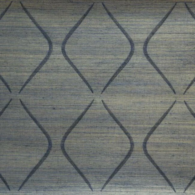York DL2903 Candice Olson Natural Splendor Marquise Indigo - tapeta w geometryczny wzór