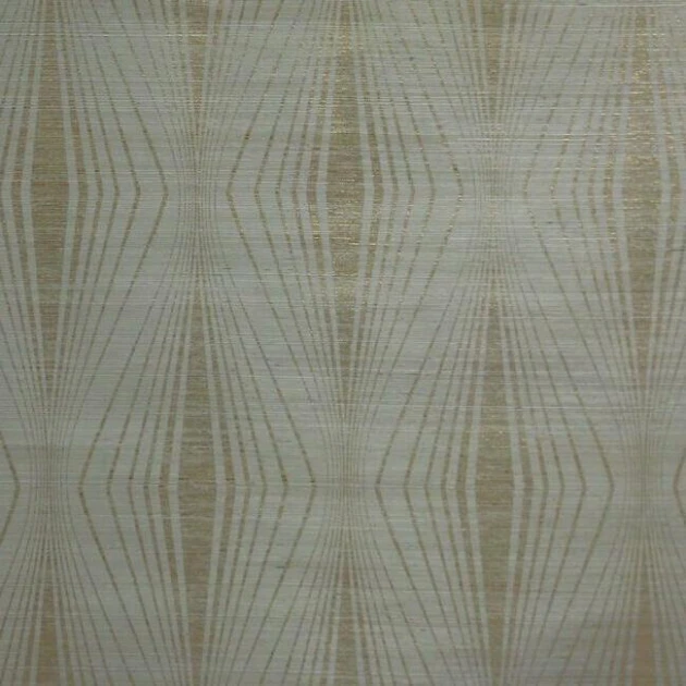 York DL2933 Candice Olson Natural Splendor Radiant Gold/Spa - tapeta w geometryczny wzór w stylu art deco