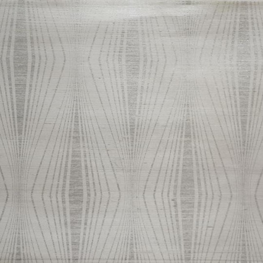 York DL2930 Candice Olson Natural Splendor Radiant Silver/White - tapeta w geometryczny wzór w stylu art deco