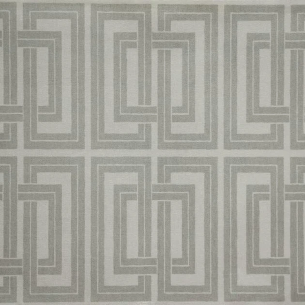 York DL2969 Candice Olson Natural Splendor Quad Silver/White - tapeta w geometryczny wzór