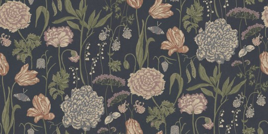 Sandberg S10534 Special Edition Aurelie Dark Blue - mural łąka