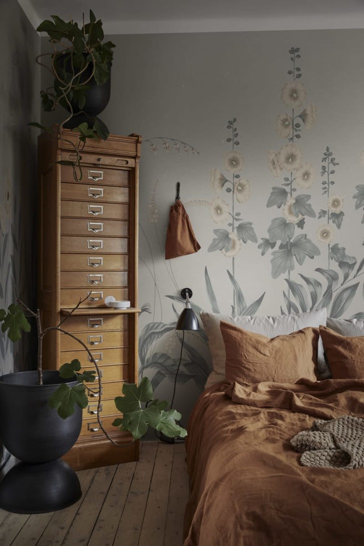 Sandberg S10538 Special Edition Aino Indigo Blue - mural łąka