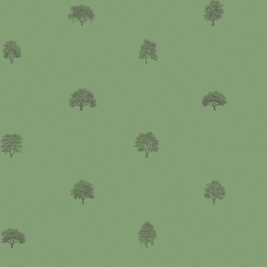 Sandberg 227-68 Special Edition Arboretet Dark Green - tapeta w drzewka