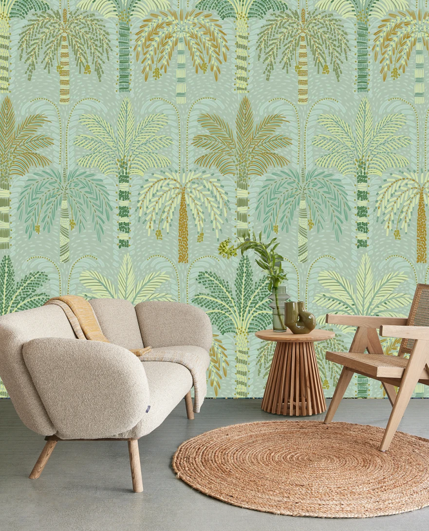Eijffinger 340293 Solange - mural w palmy