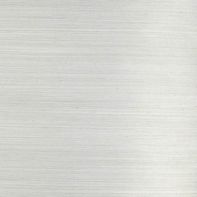 Colefax and Fowler 20242-03 Naturals W/P I Lustre Pewter - ręcznie tkana tapeta w delikatne paski z sizalu i bawełny