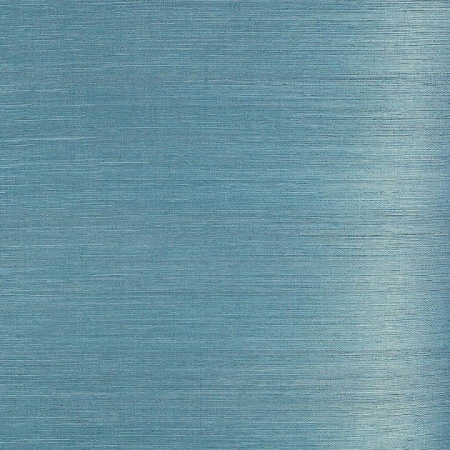 Colefax and Fowler 20232-14 Naturals W/P I Seagrass Indigo - ręcznie tkana tapeta w delikatne poziome paski z sizalu i bawełny