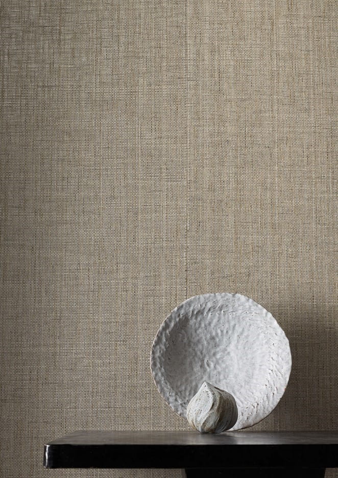 Colefax and Fowler 20387-02 Naturals W/P I Hatteras Metallic Seashell - ręcznie tkana tapeta z wykorzystaniem tradycyjnych technik japońskich