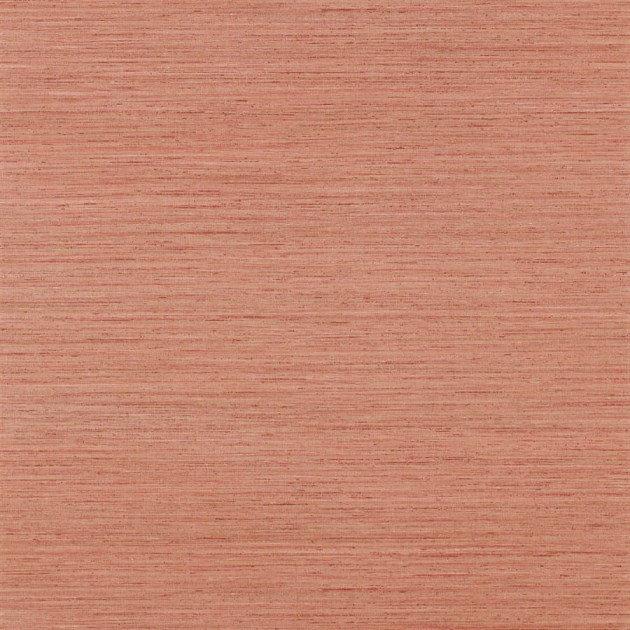 Colefax and Fowler 07179/12 Textured Wallpapers Sandrine Red - tapeta w delikatne paski