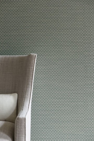 Colefax and Fowler 07183/03 Textured Wallpapers Esther Coral - tapeta w kratkę