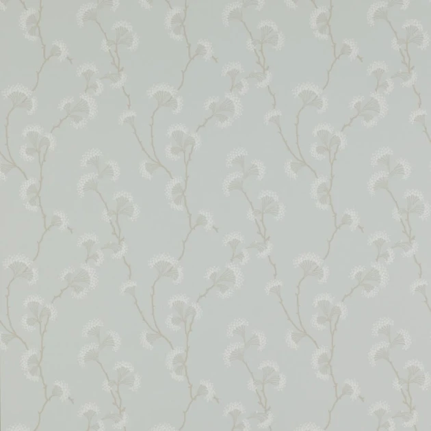 Colefax and Flower 07982/03 Small Design W/Papers Ashbury Old Blue - tapeta w minimalistyczny roślinny motyw