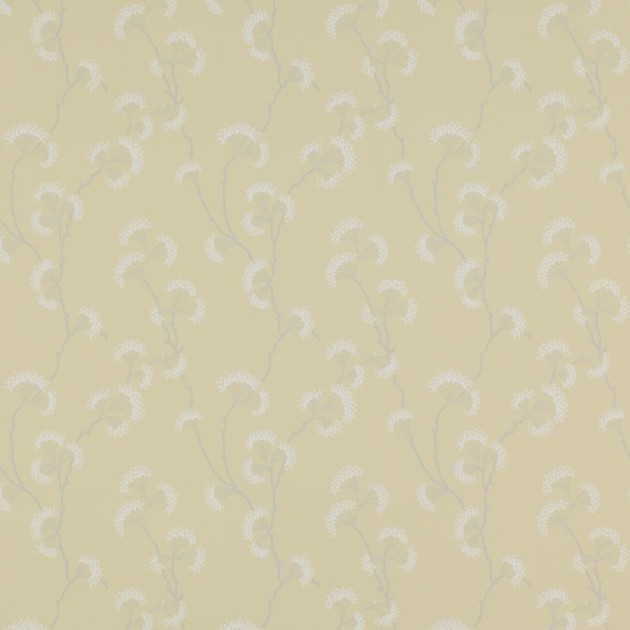 Colefax and Flower 07982/04 Small Design W/Papers Ashbury Yellow - tapeta w minimalistyczny roślinny motyw