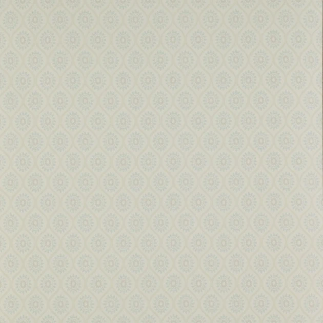 Colefax and Flower 07989/08 Small Design W/Papers Brightwell Blue/Cream - tapeta w geometryczny wzór