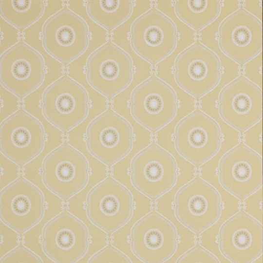 Colefax and Flower 07130/07 Small Design W/Papers Heywood Yellow - tapeta w geometryczny wzór ogee