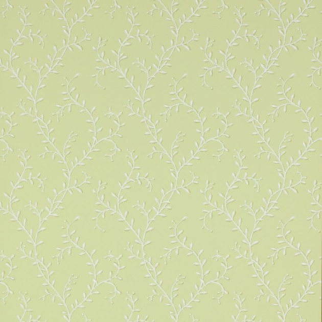 Colefax and Flower 07137/01 Small Design W/Papers Leafberry Green - tapeta w minimalistyczne gałązki