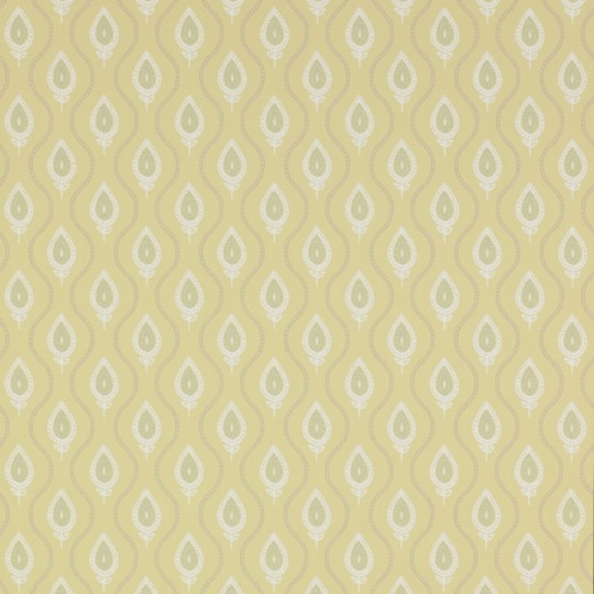 Colefax and Flower 07138/02 Small Design W/Papers Verity Yellow - tapeta w motyw ogee