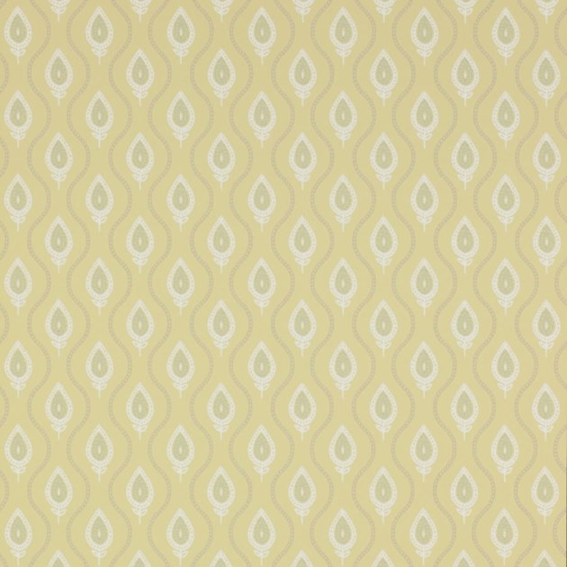 Colefax and Flower 07138/02 Small Design W/Papers Verity Yellow - tapeta w motyw ogee