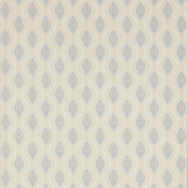 Colefax and Flower 07138/07 Small Design W/Papers Verity Blue/Cream - tapeta w motyw ogee