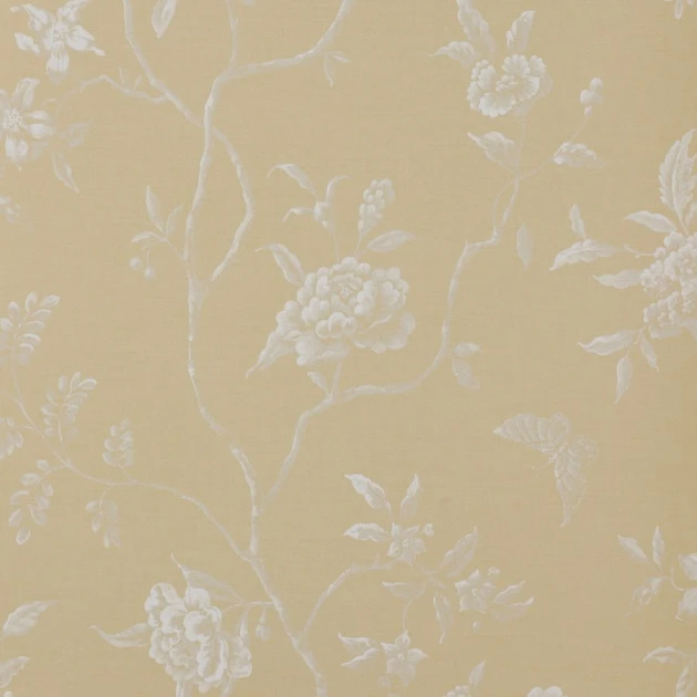 Colefax and Fowler 07165/01 Jardine Florals W/P Swedish Tree Yellow - tapeta w stylizowany wzór roślinny