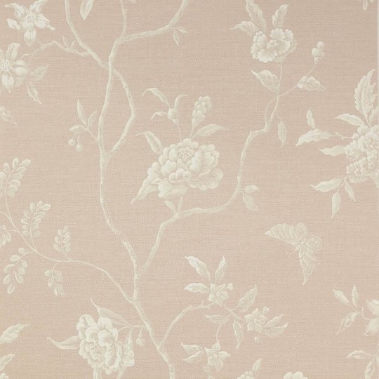 Colefax and Fowler 07165/07 Jardine Florals W/P Swedish Tree Pink - tapeta w stylizowany wzór roślinny