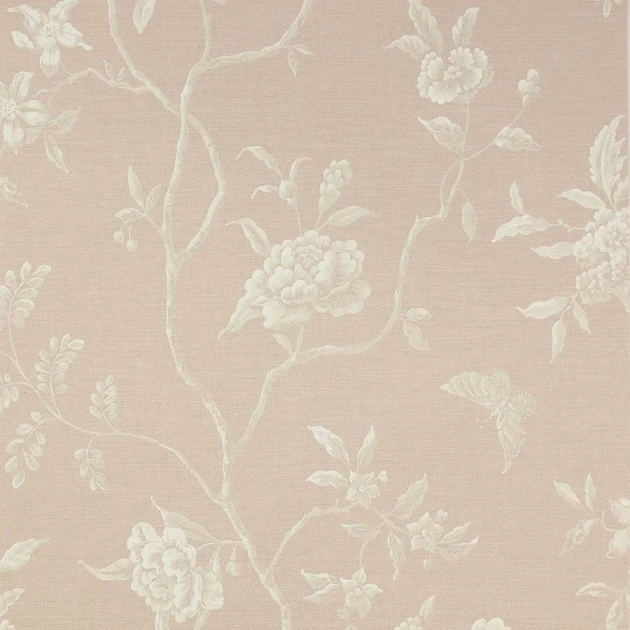 Colefax and Fowler 07165/07 Jardine Florals W/P Swedish Tree Pink - tapeta w stylizowany wzór roślinny
