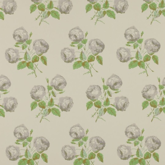 Colefax and Fowler 07401/02 Jardine Florals W/P Bowood Grey/Green - tapeta w kwiaty