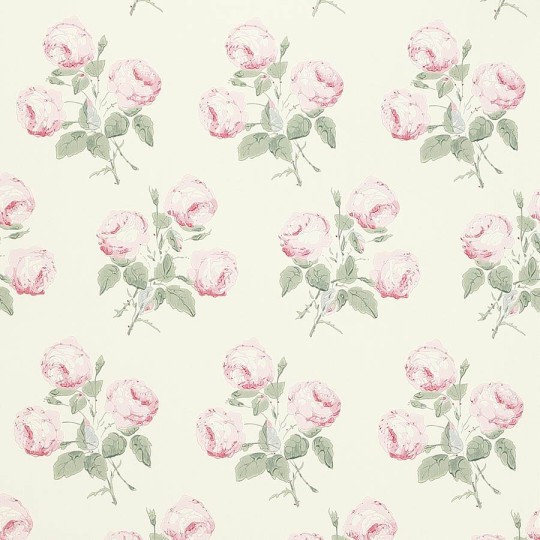 Colefax and Fowler 07401/07 Jardine Florals W/P Bowood Pink/Leaf - tapeta w kwiaty