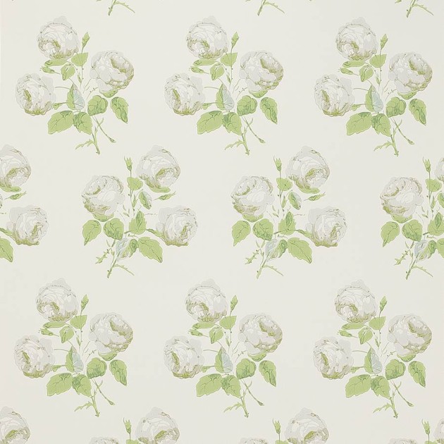 Colefax and Fowler 07401/10 Jardine Florals W/P Bowood Silver/Leaf - tapeta w kwiaty