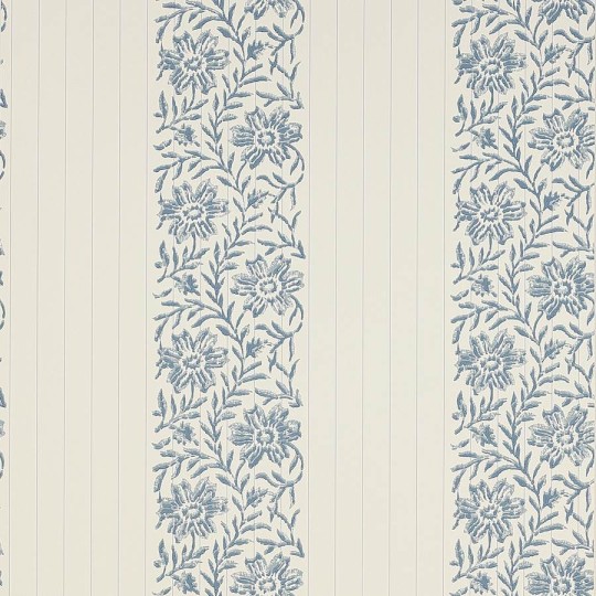 Colefax and Fowler W7001-02 Jardine Florals W/P Alys Navy - tapeta w roślinne paski