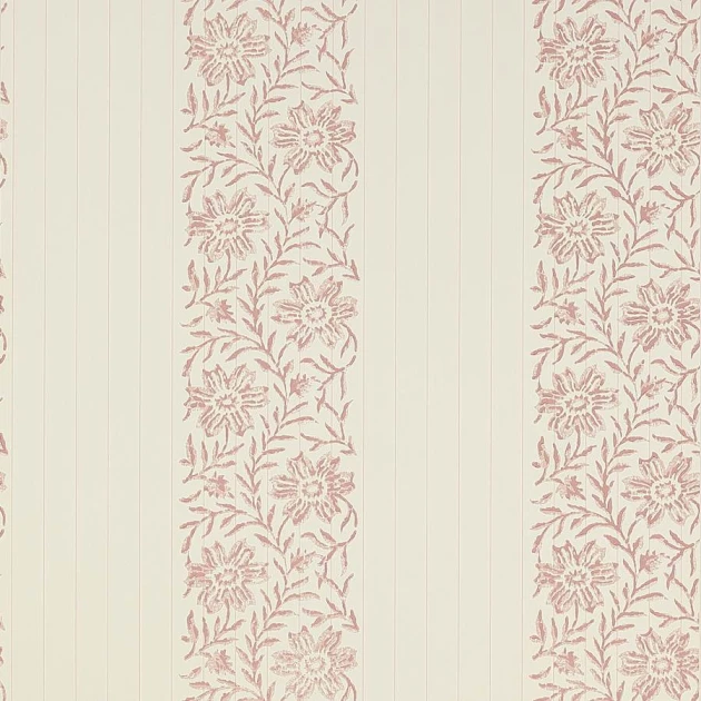Colefax and Fowler W7001-04 Jardine Florals W/P Alys Pink - tapeta w roślinne paski