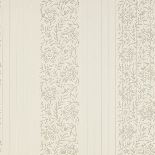 Colefax and Fowler W7001-05 Jardine Florals W/P Alys Silver - tapeta w roślinne paski