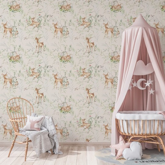 Yokodesign W04 Jelonki - tapeta dla dzieci w jelonki