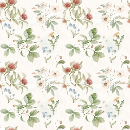 Yokodesign W06 Kwiaty - tapeta w kwiaty