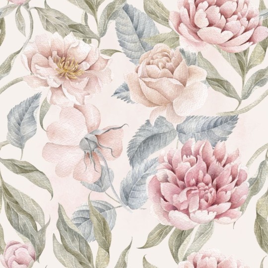 Yokodesign W07 Kwiaty - tapeta w kwiaty