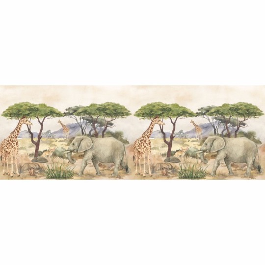 Yokodesign W12 Safari - tapeta dla dzieci w safari