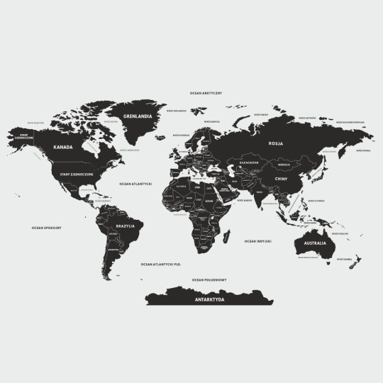Yokodesign W21 Mapa - tapeta w mapę świata