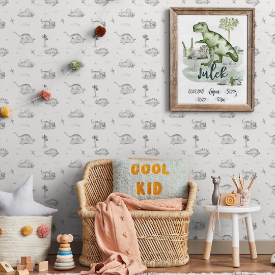 Yokodesign W31 Dinozaury- tapeta dla dzieci w dinozaury