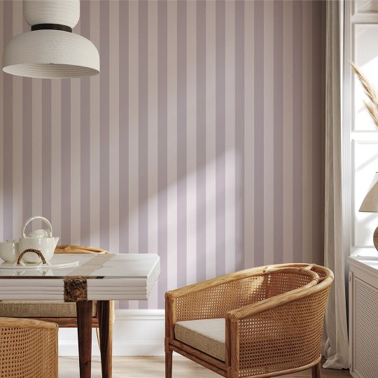 Yokodesign W99 Paski Różowe - tapeta w paski