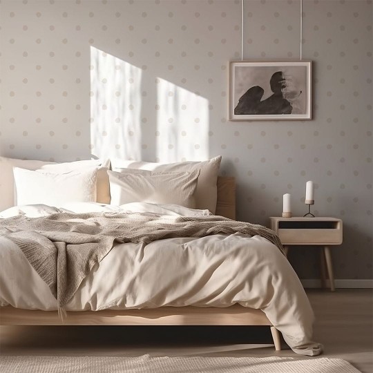 Yokodesign W101 Groszki - tapeta w groszki