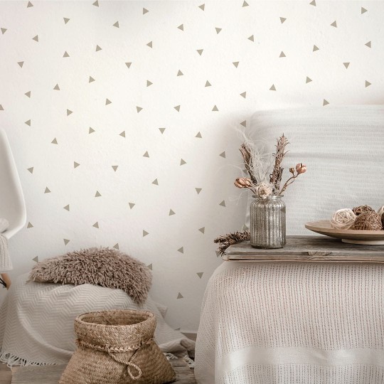 Yokodesign W104 Trójkąty - tapeta w trójkąty